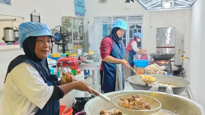 Mitra dapur Makan Bergizi Gratis (MBG) di Kecamatan Tanjung Raja, Ogan Ilir, Sumatra Selatan. (Foto: Istimewa)