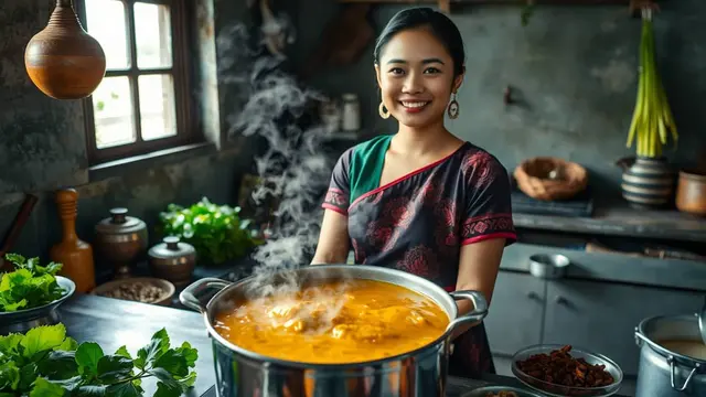 resep gulai daun singkong sederhana
