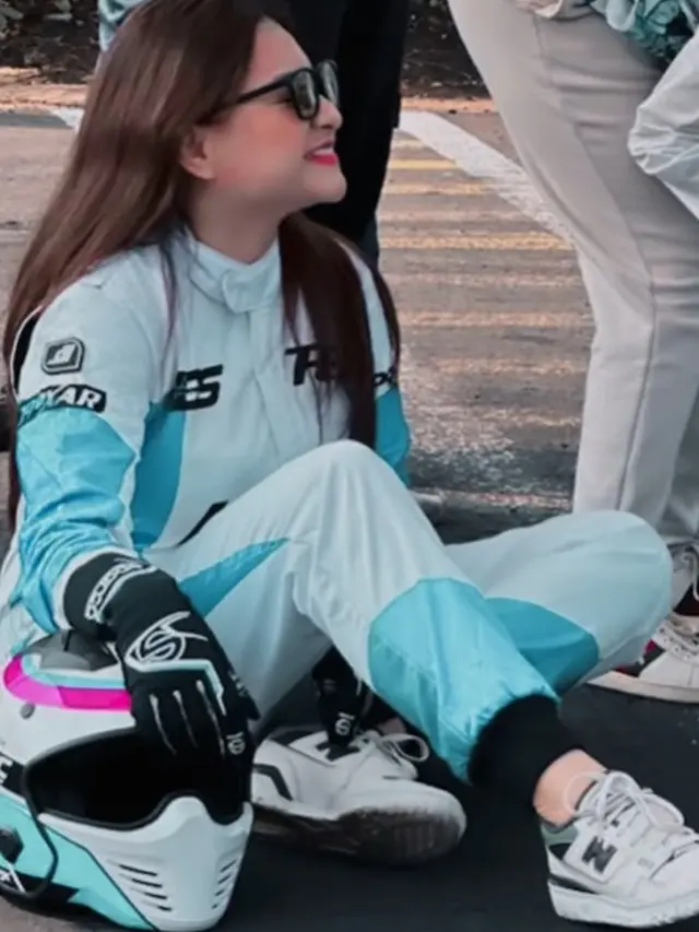 Potret Nathalie Holscher setelah drifting (Sumber: Instagram/nathalieholscher)