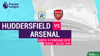 Jadwal Premier League 2018-2019 pekan ke-26, Huddersfield Town vs Arsenal. (Bola.com/Dody Iryawan)
