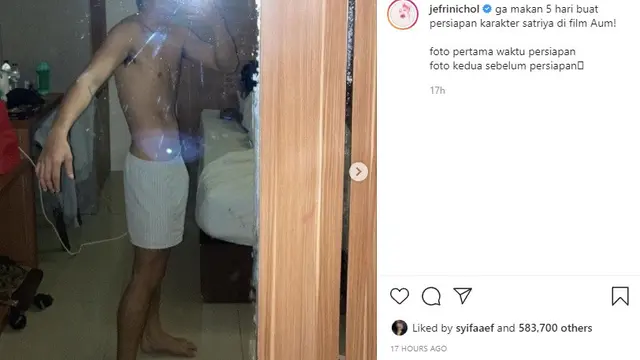 Jefri Nichol (Foto: Instagram/@jefrinichol)