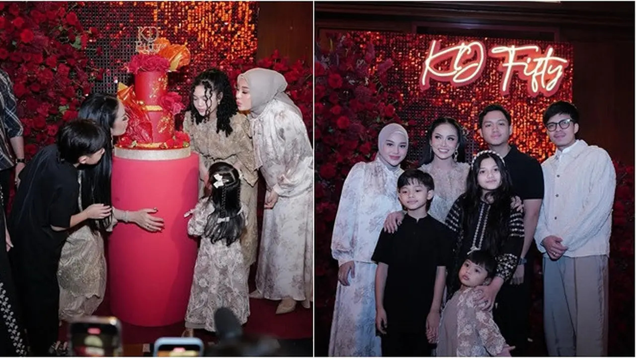 6 Potret Ulang Tahun Krisdayanti ke-50, Bersyukur di Usia Setengah Abad