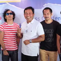 Ulang tahun ke 66 tahun, Bank Tabungan Negara (BTN) Persero Tbk, menggelar acara Home run in Harmony atau lari marathon bersama grup musik Slank. (Dezmond Manullang/Bintang.com)