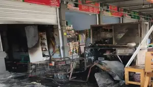 ​ Terungkap Penyebab Kios Kuliner di Istana Gebang Blitar Terbakar