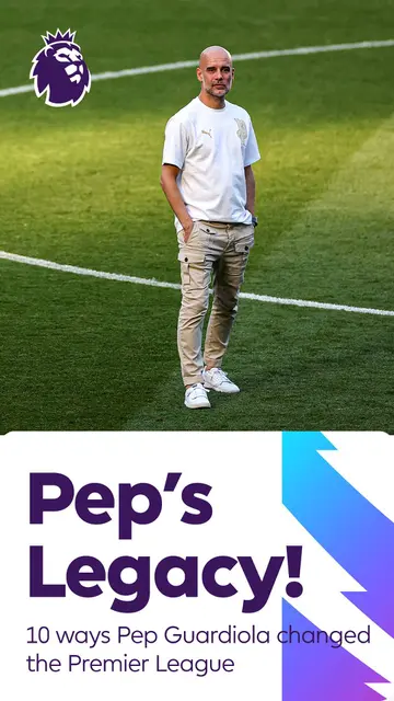 10 Pencapaian Pep Guardiola di Sepak Bola Inggris