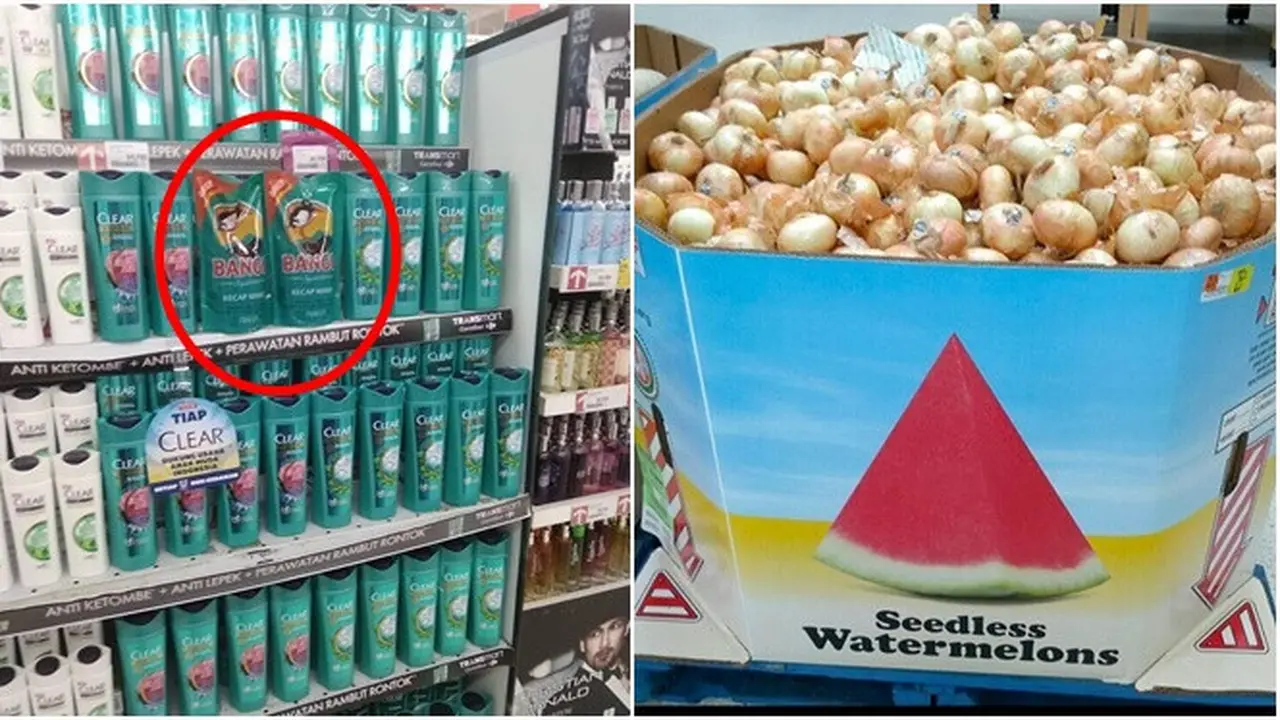 6 Potret Salah Taruh Barang di Swalayan Ini Bikin Bingung