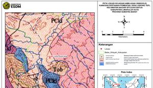 Peta lokasi fenomena alam langka berupa sinkhole di Nagari Situjuan Batua, Kecamatan Situjuah Limo Nagari, Kabupaten Limapuluh Kota, Sumbar. (Liputan6.com/ Arie Nugraha)