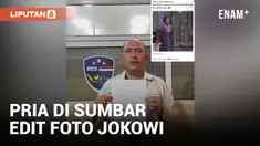 Unggah Foto Jokowi Berbadan Wanita, Pria di Sumatera Barat Ditangkap
