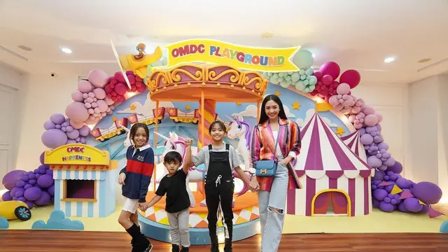 Ririn Dwi Ariyanti rayakan ulang tahun anak ketiga tanpa kehadiran Aldi Bragi