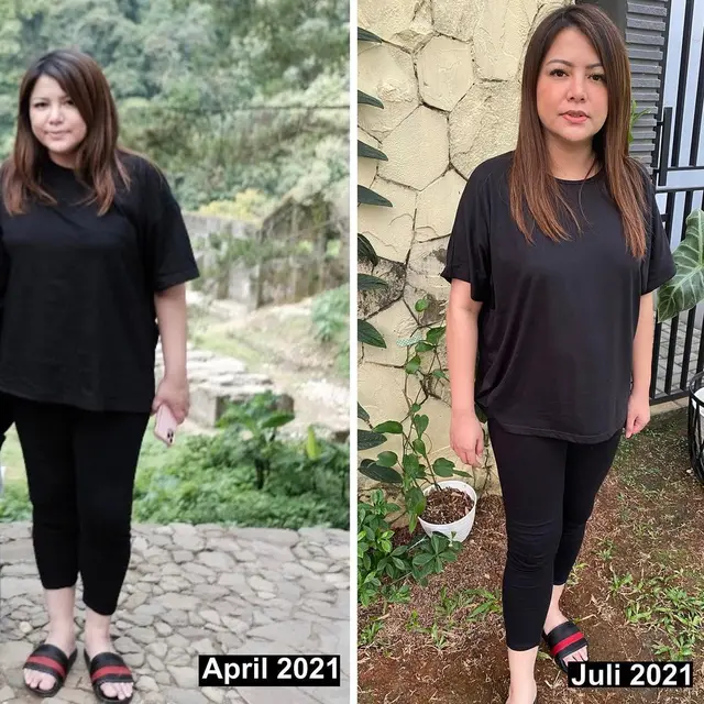 6 Potret Terbaru Wina Natalia Istri Anji, Turunkan Berat Badan 13 Kg