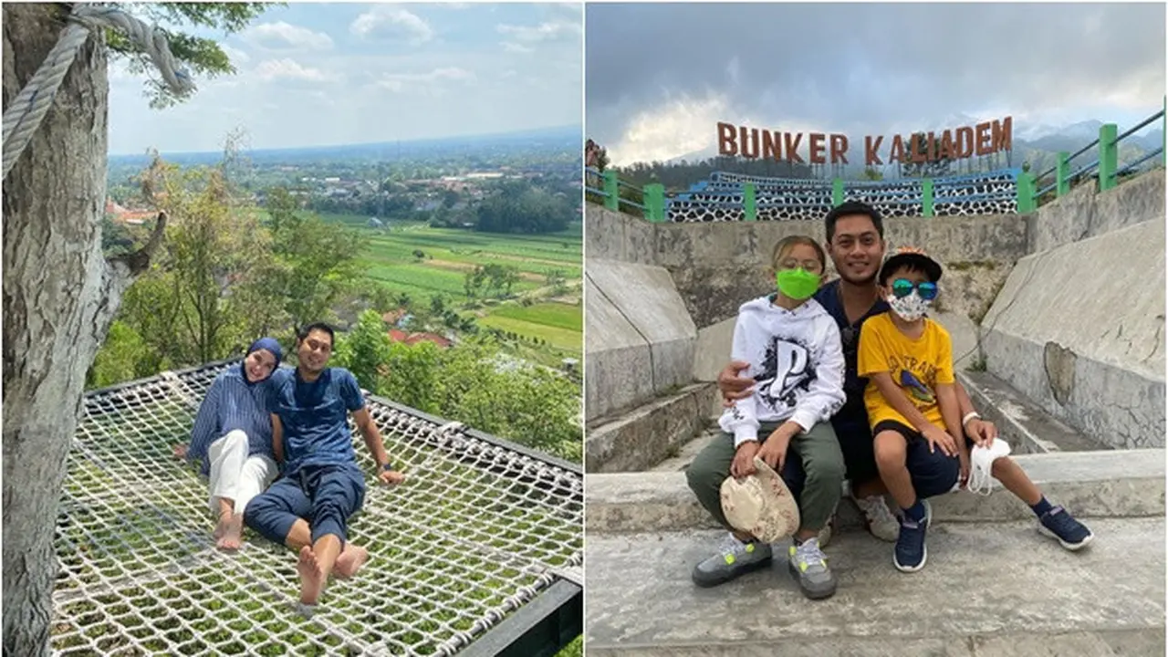 7 Potret Liburan Keluarga Ferry Ardiansyah di Jogja, Kunjungi Wisata Merapi