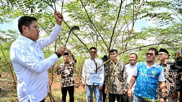 PLN Energi Primer Indonesia (PLN EPI), bersama Kementerian Pertanian (Kementan) meresmikan program Pengembangan Ekosistem Biomassa Berbasis Ekonomi Kerakyatan dan Pertanian Terpadu. (Foto: PLN)