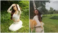 6 Potret di Balik Layar Pemotretan Maternity Shoot Mahalini, Lama Dirahasiakan