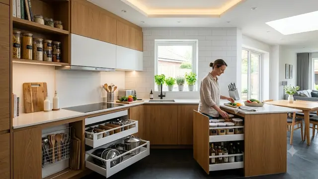 Desain Dapur Minimalis Hemat Energi/AI Generated