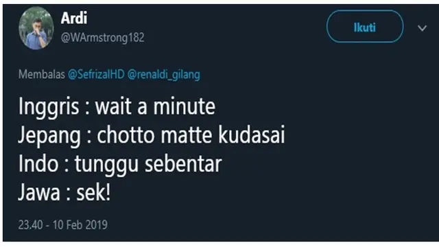 Bahasa Jawa Simpel