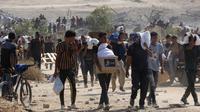 Dalam beberapa pekan terakhir, tekanan internasional semakin meningkat untuk segera diberlakukan gencatan senjata antara Israel dan Hamas di Gaza. (Eyad BABA/AFP)