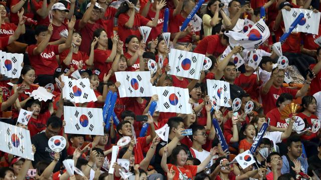 Suporter Timnas Korea Selatan U-23