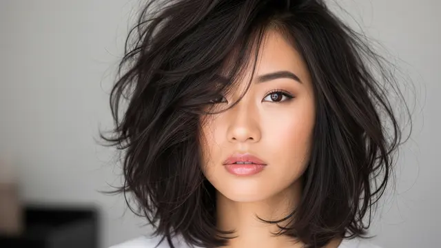 Tousled Long Bob Anti Lepek