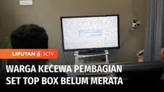 Pemerintah melalui Kementerian Komunikasi dan Informatika secara resmi menghentikan siaran televisi analog di wilayah Jabodetabek, terhitung mulai Kamis (03/11) dini hari tadi. Namun sejumlah warga mengeluhkan belum meratanya pembagian set top box un...