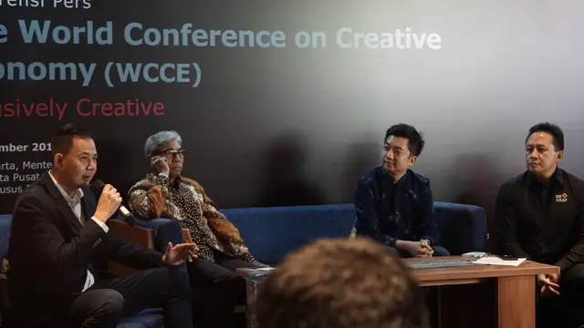 Badan Ekonomi Kreatif (Bekraf) bekerja sama dengan Kementerian Luar Negeri (Kemlu) akan menggelar The World Conference on Creative Economy (WCCE) di Bali Nusa Dua Convention Center, Bali pada tanggal 6 - 8 November 2018 Badan Ekonomi Kreatif (BEKRAF)