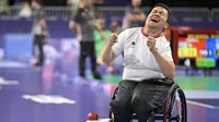 Bintang Satria Herlangga sukses menghadirkan kejutan kala tampil di laga perdana Boccia Paralimpiade 2024. (Dok. Instagram NPC Indonesia)