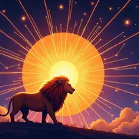 logo ramalan zodiak leo (sumber: AI generated)