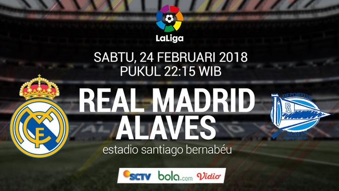 Prediksi Real Madrid Vs Alaves Buru Barcelona Bola Liputan6 Com
