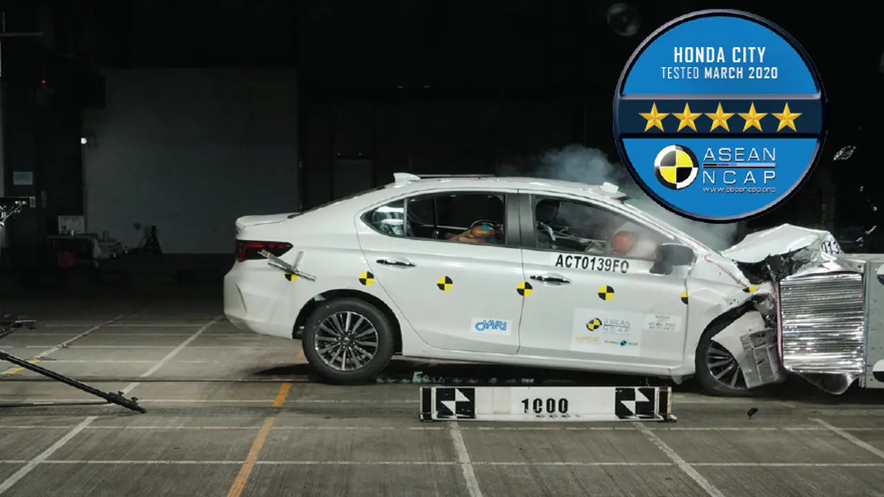 Mendapat nilai terbaik, Honda City generasi ke-5 menjadi kendaraan dengan peringkat keselamatan tertinggi oleh ASEAN NCAP (New Car Assessment Program) untuk Asia Tenggara.