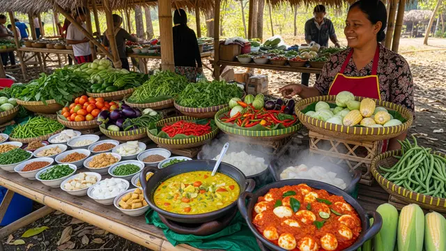 Menjual Sayur Lodeh Mentah dan Telur Balado