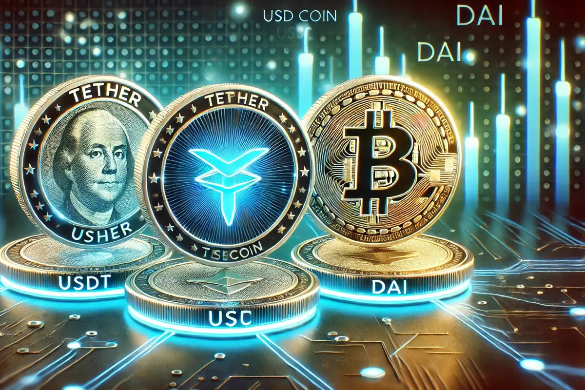 Ilustrasi Stablecoin. (Foto by AI)