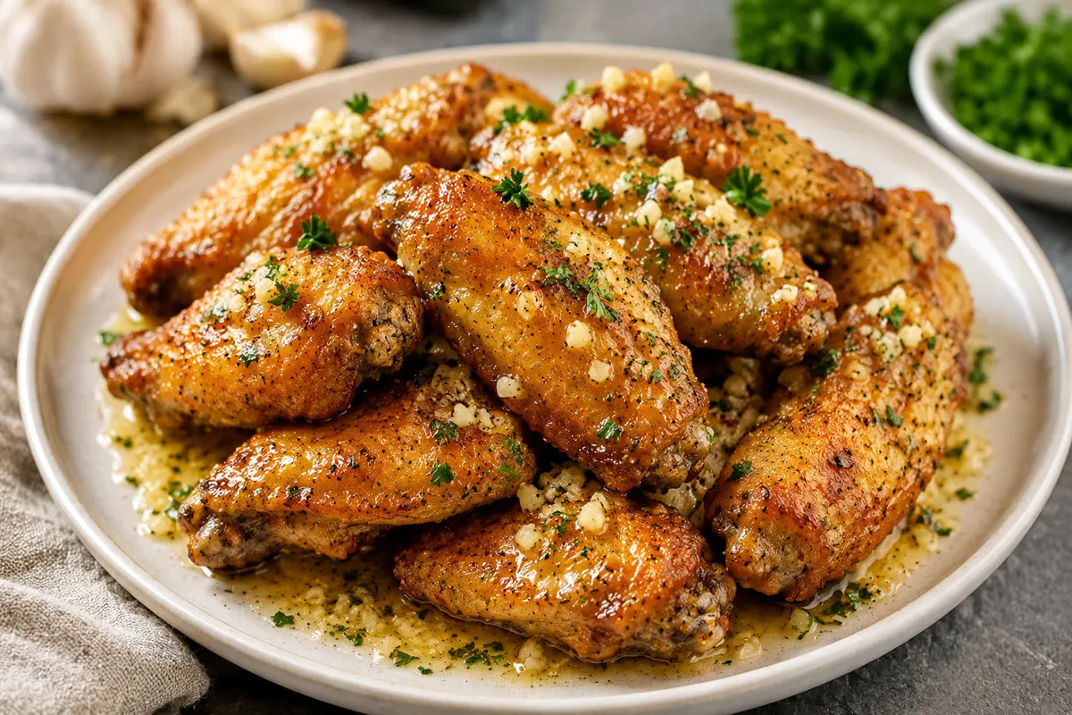 Garlic Butter Chicken Wings