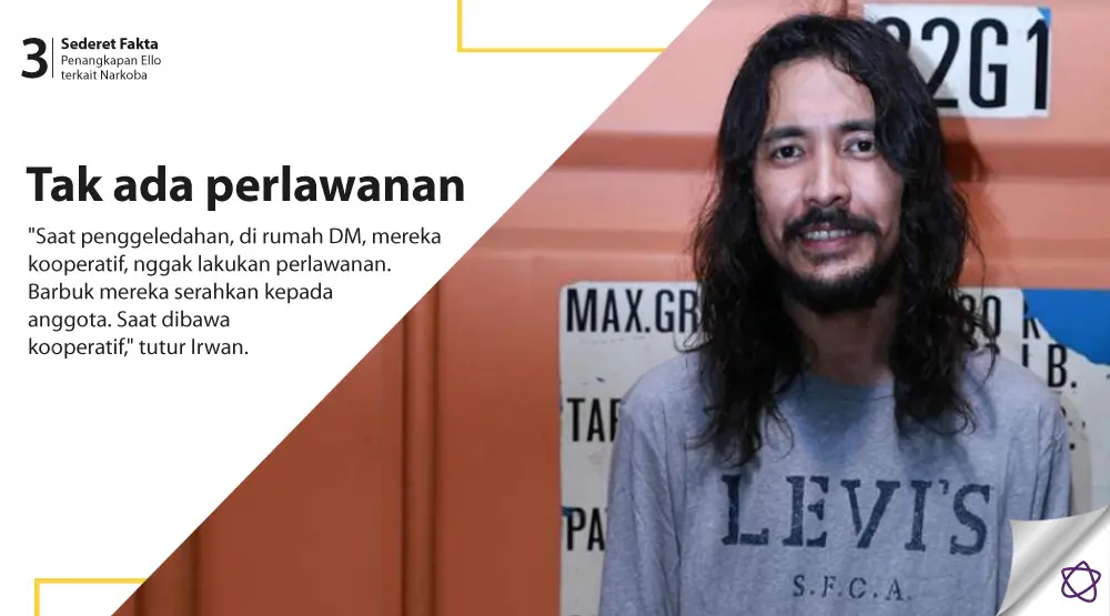 Sederet Fakta Penangkapan Ello terkait Narkoba. (Foto: Adrian Putra, Desain: Nurman Abdul Hakim/Bintang.com)