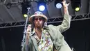 Baby Jake tampil pada hari ketiga Festival Musik Lollapalooza di Grant Park, Chicago, Amerika Serikat, 30 Juli 2022. Hampir 100 ribu orang dari seluruh dunia datang ke Festival Musik Lollapalooza 2022 yang menjadi salah satu festival musik terbesar di Amerika Serikat. (Photo by Amy Harris/Invision/AP)
