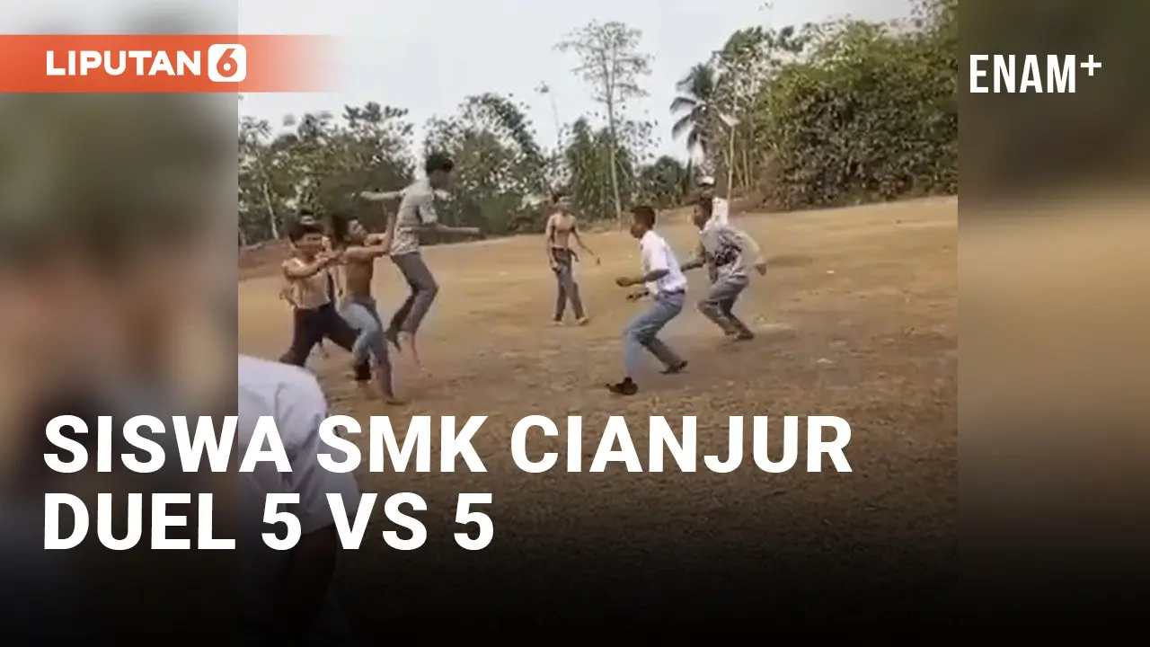 VIRAL SISWA SMK DI CIANJUR DUEL 5 VS 5, KINI SUDAH DIAMANKAN PIHAK POLISI