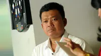 Kepala BNP2TKI, Nusron Wahid saat melakukan sesi wawancara khusus dengan Liputan6.com di kawasan Senayan, Jakarta, Senin (16/3/2015). Kedatangan Nusron untuk membahas sejumlah permasalahan penanganan TKI.(Liputan6.com/Helmi Fithriansyah) 