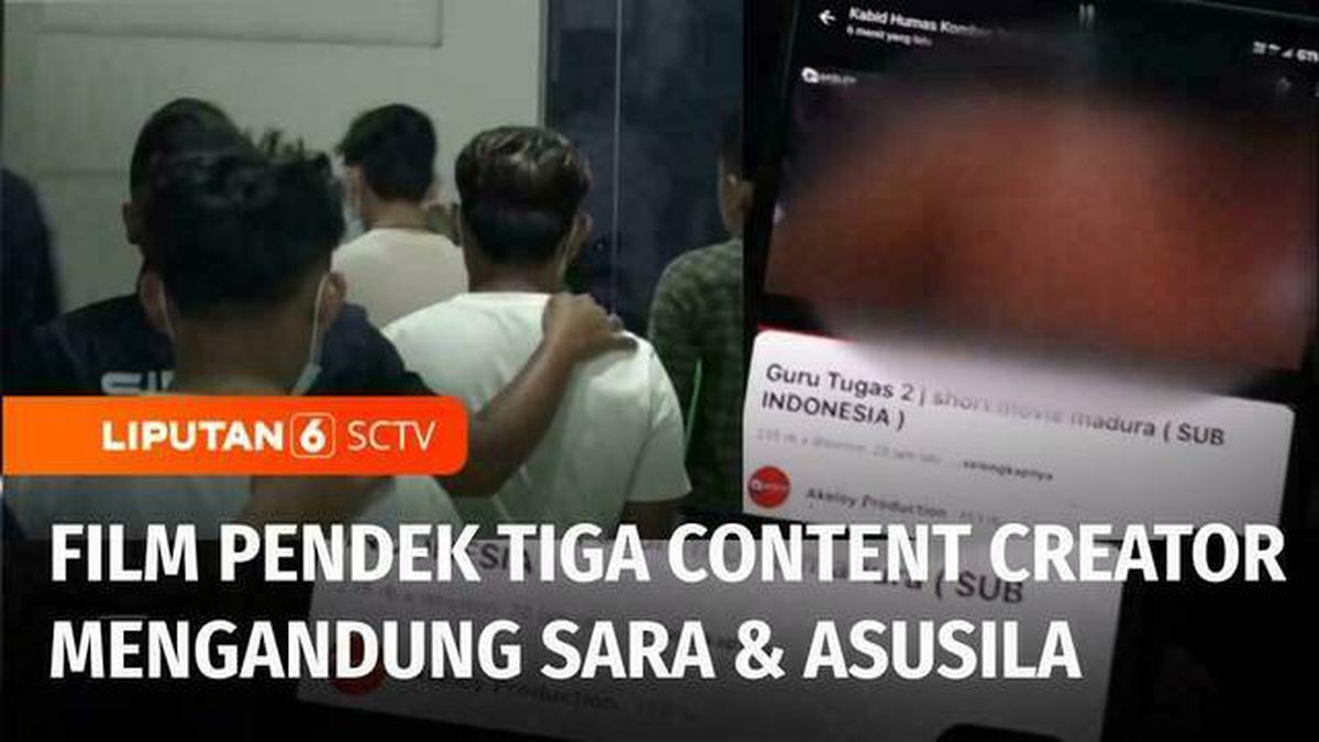 VIDEO: Buat Film Mengandung Isu Sara dan Asusila, Tiga Content Creator Asal Madura Ditangkap Berita Viral Hari Ini Selasa 21 Mei 2024