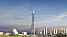 Arab Saudi dalam proses membangun gedung pencakar langit bernama Kingdom Tower. Gedung ini digadang-gadang menjadi yang tertinggi di dunia dengan ketinggian lebih dari 1 km. (www.theguardian.com)