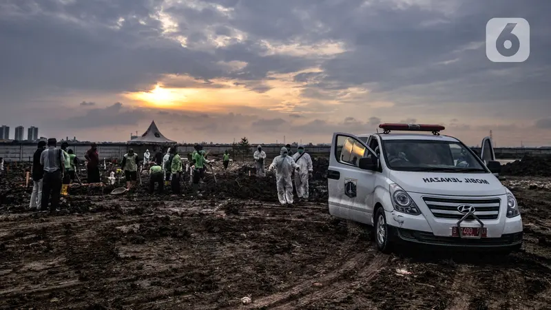 Pemakaman Pasien Covid-19 di TPU Rorotan Meningkat