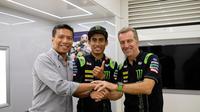 Hafizh Syahrin akan tetap bersama Tech 3 hingga MotoGP 2019. (Twitter/@Tech3Racing)