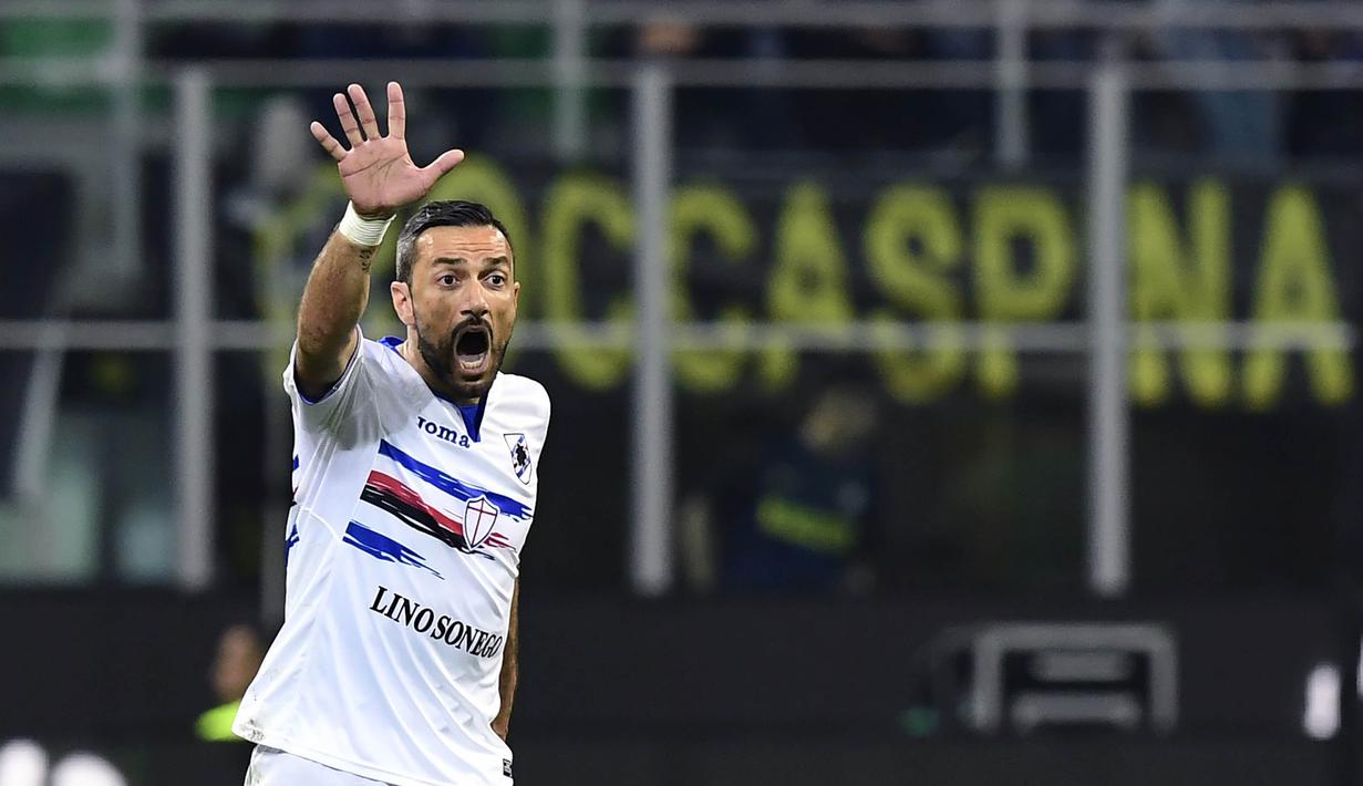 7. Fabio Quagliarella (Sampdoria) -7 Gol. (AFP/Miguel Medina)