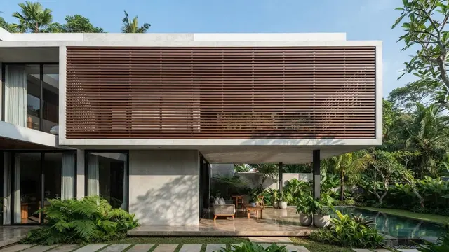 Model Ventilasi Jendela dari Kayu