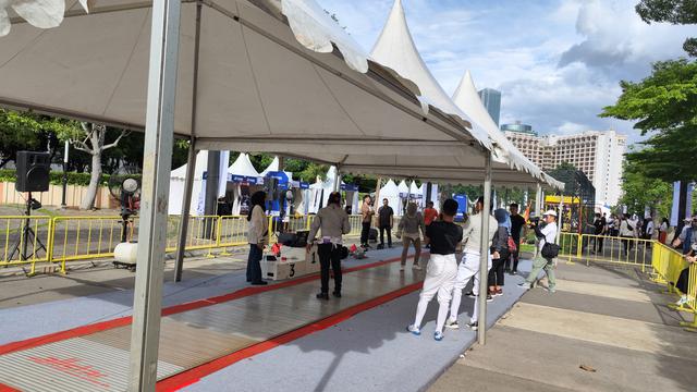 Eksibisi anggar curi perhatian pengujung JSW 2022