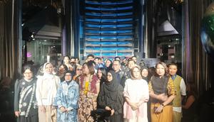 Penampilan jenama fesyen lokal di acara ASIK 2025 (Akselerasi Ekspor Kreasi Indonesia) (dok. Liputan6.com/Faqih Nuriman)