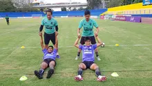 Sesi latihan Sriwijaya FC. (Bola.com/Riskha Prasetya)