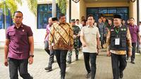 Kedatangan Wapres Gibran ke Asrama Haji Medan didampingi Gubernur Sumut, Bobby Nasution