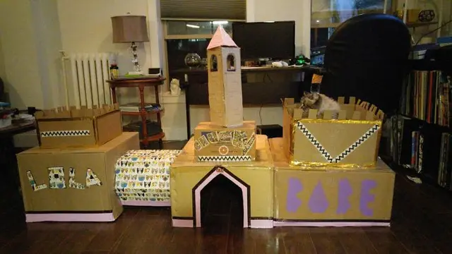 miniatur rumah kucing
