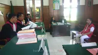 Sidang lanjutan ZA di Pengadilan Negeri Surabaya. (suarasurabaya.net/Anggi)