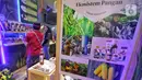 Adapun peserta dalam Pangan Plus Expo 2023 terbagi dalam beberapa sektor seperti zona benih dan tanaman, zona minuman dan makanan berbasis tanaman lokal, zona produk jamu kesehatan herbal, dan zona produk teknologi pendukung pertanian. (Liputan6.com/Angga Yuniar)