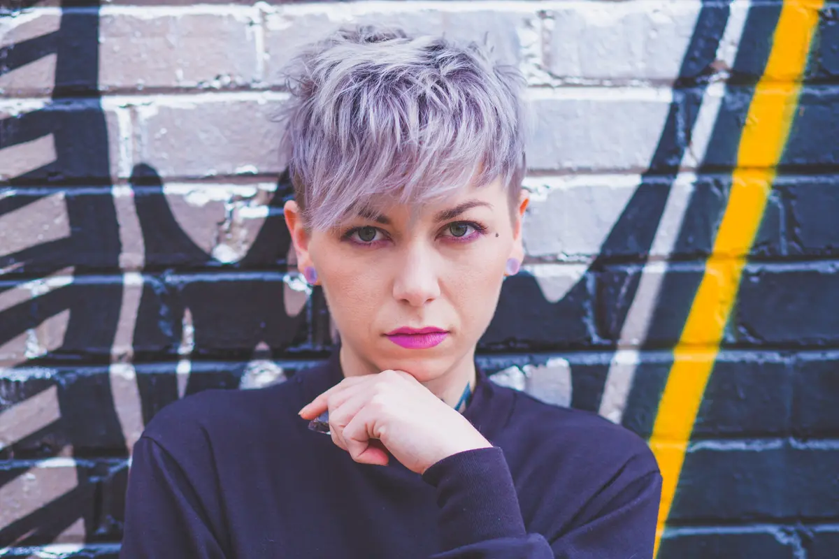 [Fimela] Rambut Berwarna Pastel