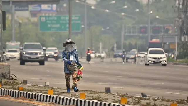 Potret Kota Chiang Mai di Thailand Berselimut Polusi Udara